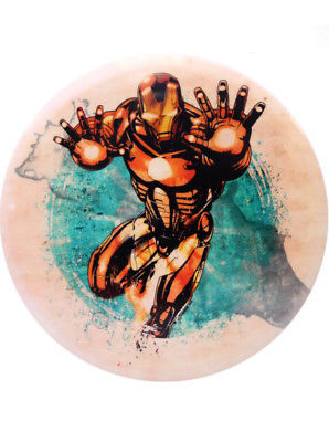 Marvel DyeMax Disc Golf Dynamic Discs Invincible Iron Man Fuzion Truth 171g New