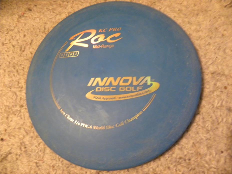 Innova KC Pro Roc 170 gram golf disc 12x Climo patent#