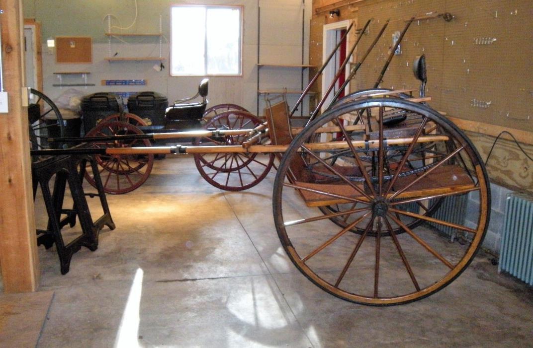 Driving Horse Size Meadow Brook Cart with Large Wheels - Ready to Drive