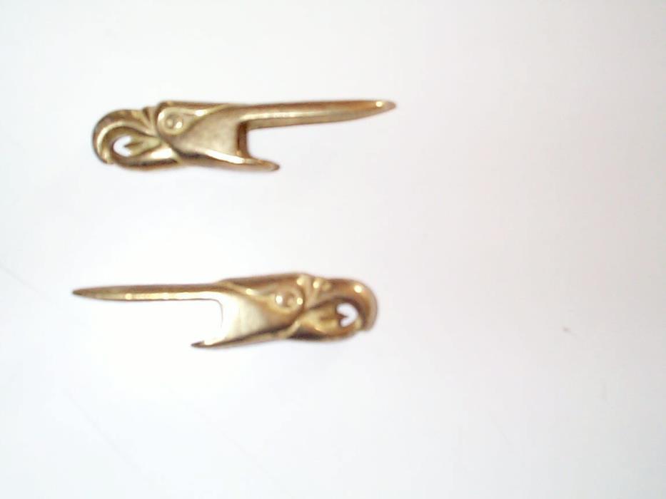 EAGLE HEADS IN BRASS, FOR YOUR SLEIGH, BRAND NEW!!