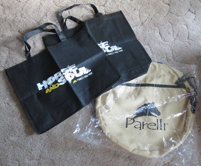 NEW Parelli equipment training rope bag + 2 reusable tote bags horse soul tour