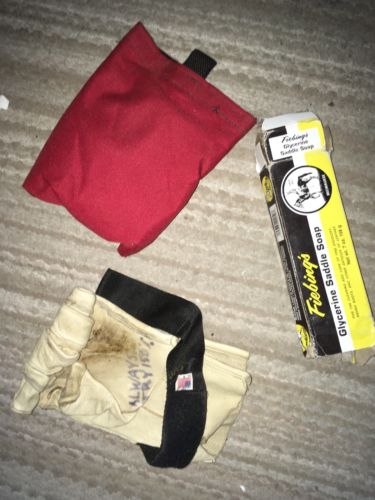Bull Riding,Gear,Used,Vest,Chaps,Rosin,bag,rope,soap,lot,nr