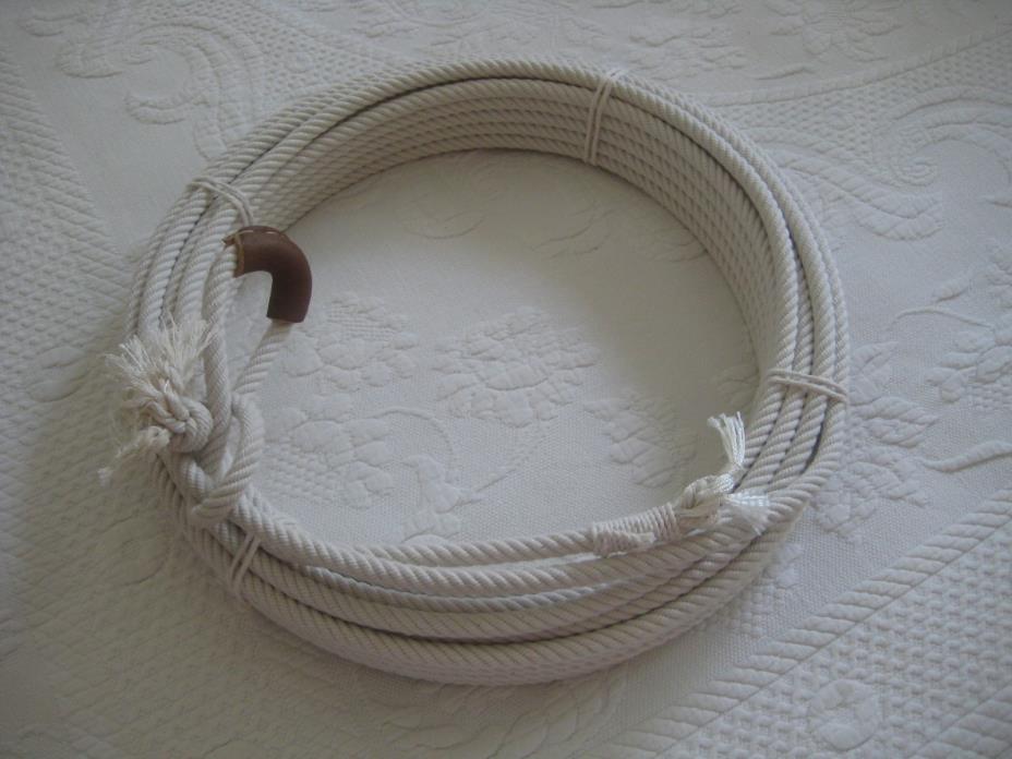 Cotton Lariat Rope Reata Soga - CR-08  63 ft 3/8