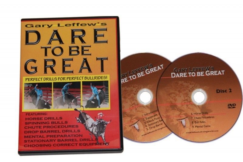 Bull Riding Training / Instruction DVDs ~ Dare To Be Great ~ Steer- Calf - Rodeo