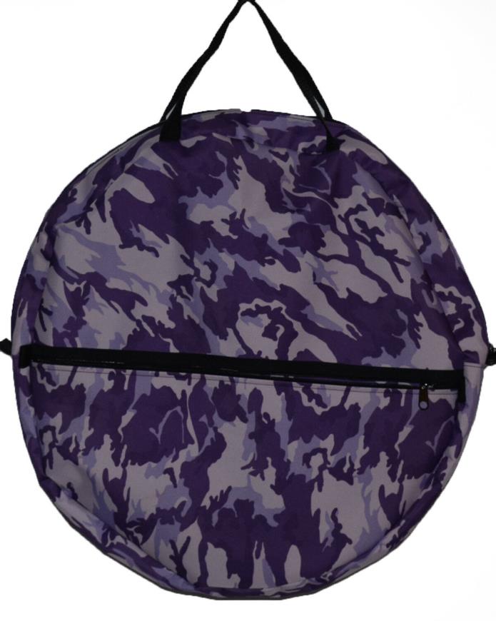 Professional Rope Bag for Calf Roping and Team Roping purple camo/rodeo/ropeing