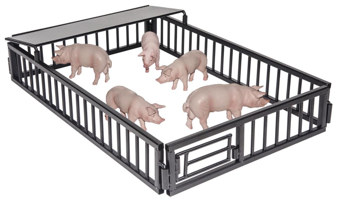 Little Buster Toys Hog Pen with Cover Toy Black