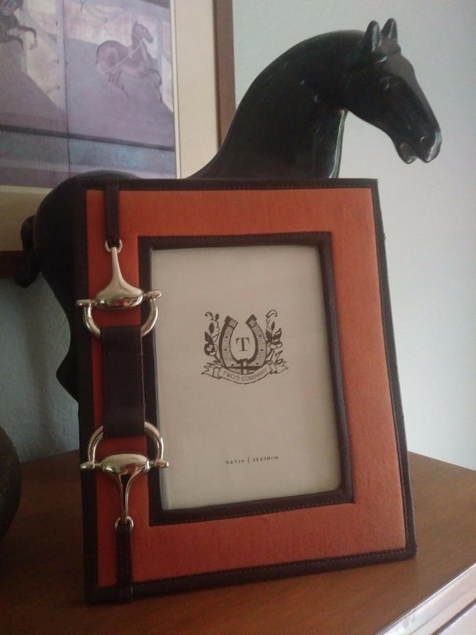 Equestrian Bridle Photo Frame 5x7 with snaffle horse bit