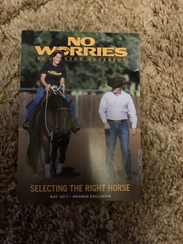 Clinton Anderson No Worries Club Selecting The Right Horse DVD