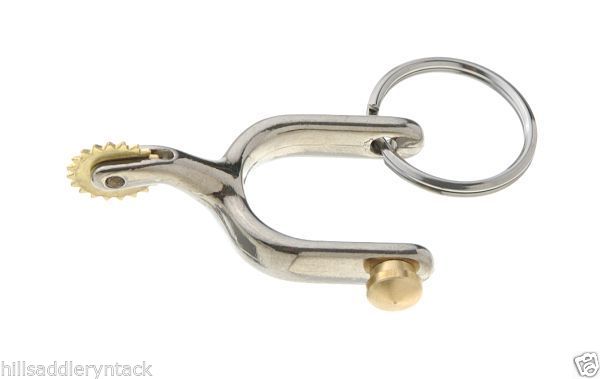 New Roping Spur KeyCchain Western Novelty Gift Moveable Rodeo Spur