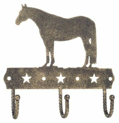 Gift Corral 3 Hook Rack - Quarter Horse