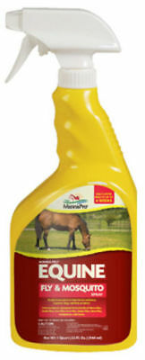 Manna Pro 0593405864 Equine Fly & Mosquito Spray, Ready To Use, 1 Qt