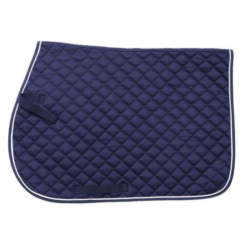 Quilted Cotton Comfort English Saddle Pad