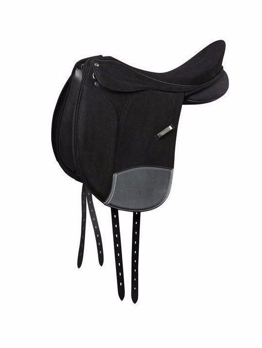 Collegiate Hartpury Dressage English Saddle Black + FREE Changeable Gullet Set!