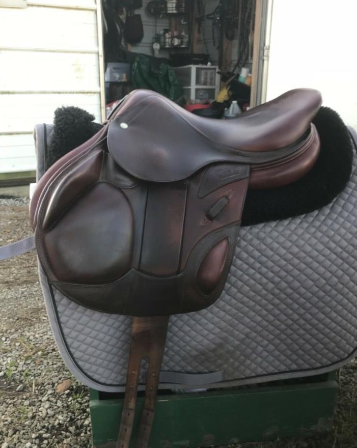 CWD SE15 Monoflap Saddle- 2011- 16” seat- 1A flap- leathers & cover included