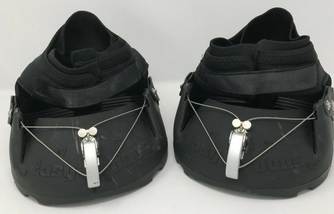 ***EPIC EASY BOOT HORSE W/GAITERS NEW CONDITION EQUESTRIAN PAIR SIZE #7***