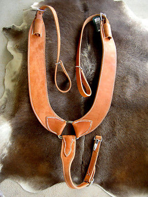 Amish MADE IN USA Horse Tack Hermann Oak Leather Heavy Pulling Collar 975H5020