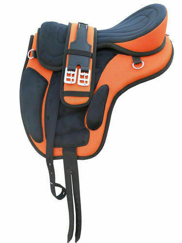 Orenge Color Freemax Saddle Horse Synthetic English Saddle For Horse Tack All