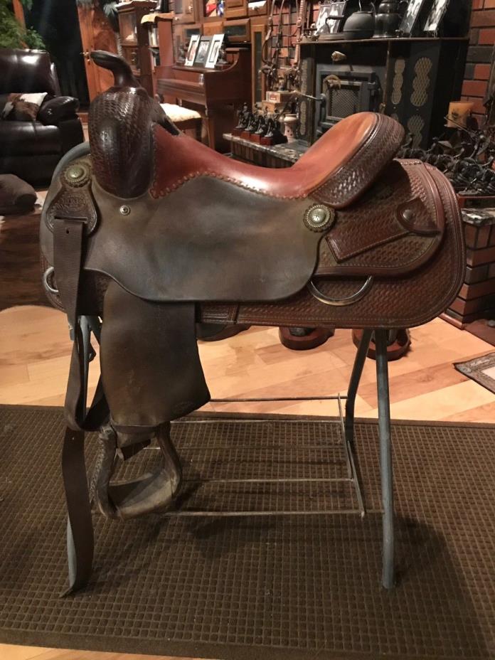 151/2” ML Leddys reining saddle  $2,000