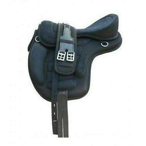 Black Color Freemax Saddle Horse Synthetic English Saddle For Horse Tack All Siz