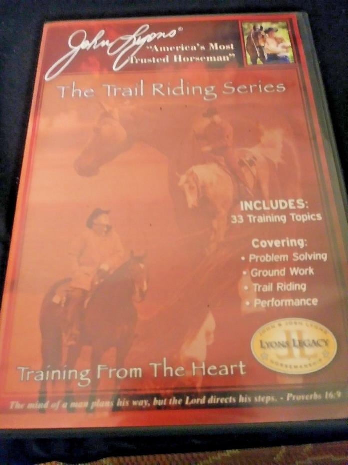 John Lyons The Trail Riding Series 3 DVDs -
