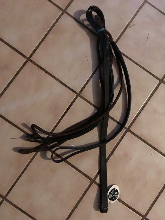 DRAW REINS Rolled *Cotton *TRAINING Aid *Horse/Cob *NEW* 3/4