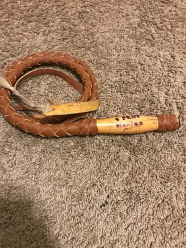 4 Ft Wooden Handle Whip