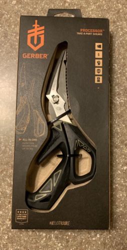 Gerber Processor Fishing Shears & Sheath 6-Tools in One ~ New