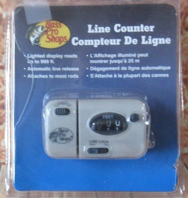Bass Pro Shops Fishing line counter Digital Display Electronic Counting (A009)