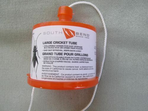 SOUTH BEND LARGE CRICKET TUBE SBCTL LOT OF 2