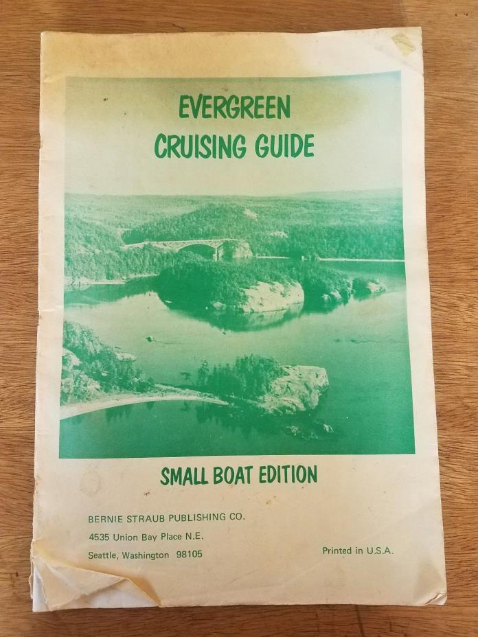 Vintage Evergreen Cruising Guide 1971 Seattle Maps Small Boat Edition