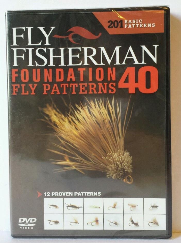 Fly-Fisherman Foundation 40 Fly Patterns DVD 201 Basic 12 Proven Patterns Video