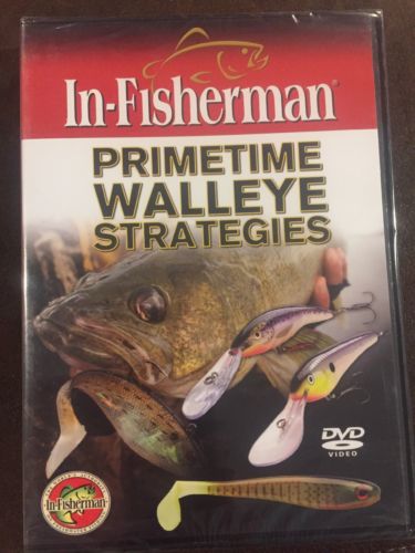 IN-FISHERMAN PRIMETIME WALLEYE STATAGIES DVD BRAND NEW FACTORY SEALED
