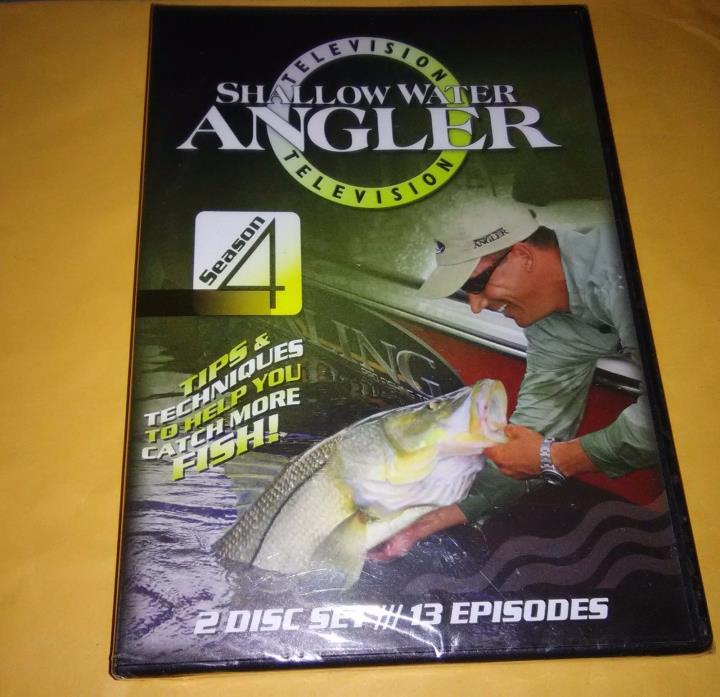 SHALLOW WATER ANGLERS television fishing DVD season 4 2 disc set 14 episodes