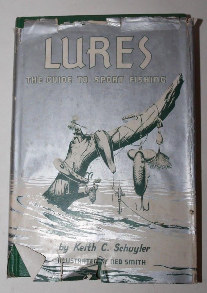 Lures Schuyler The Guide to Sport Fishing 1955 HBDJ