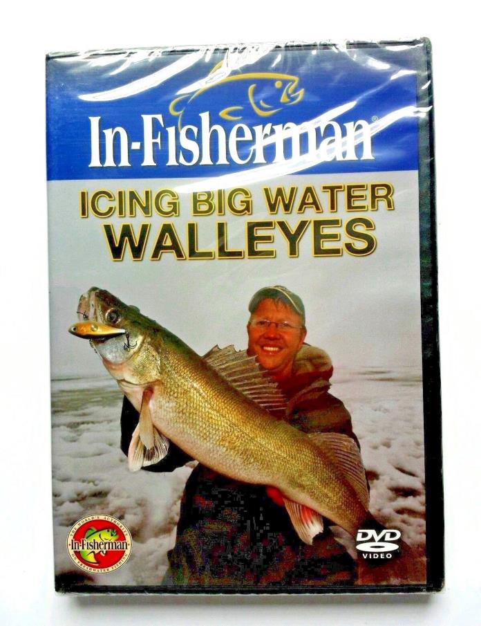 NEW In-Fisherman Icing Big Water Walleyes DVD Great Lakes Ice Fishing MN NY