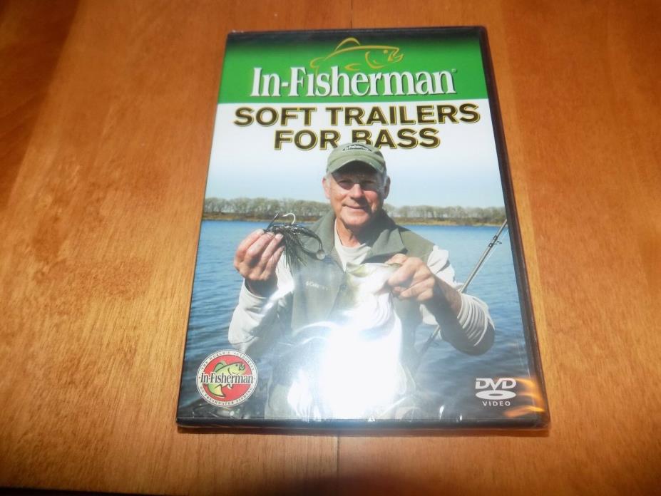 IN-FISHERMAN SOFT TRAILERS FOR BASS Fish Fisherman Fishing Lures Lure DVD NEW