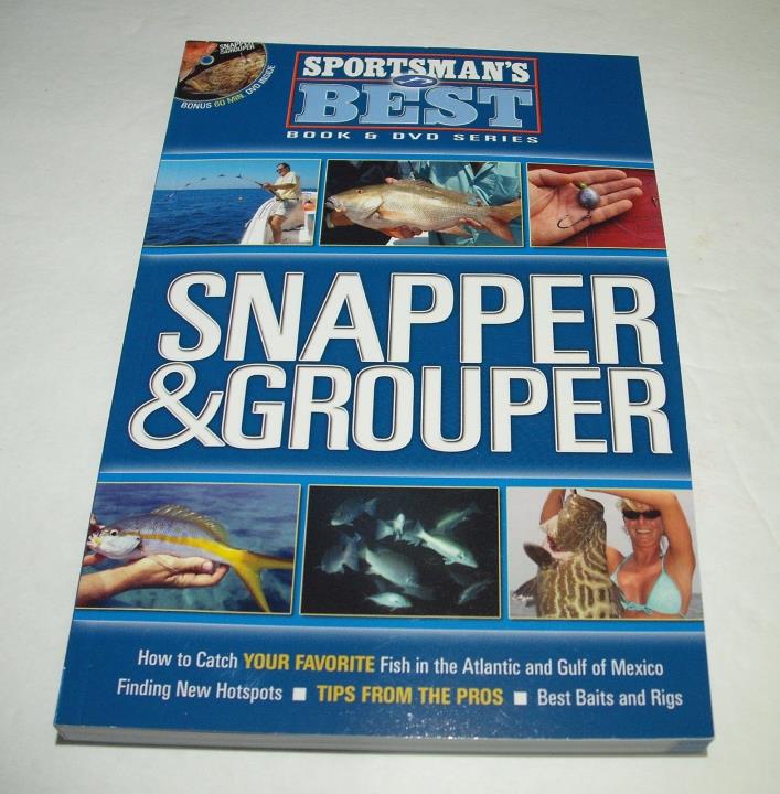 NEW Sportsman's Best: Snapper & Grouper Book & DVD Combo by Mike Holliday