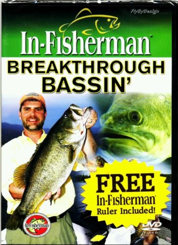 In-Fisherman Breakthrough Bassin' DVD Largemouth Bass Fishing with Free Ruler