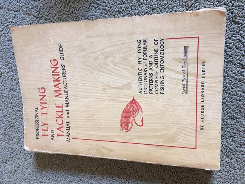 Vintage 1955 Fly Tying and Tackle Making Manual & Manufacturers' Guide