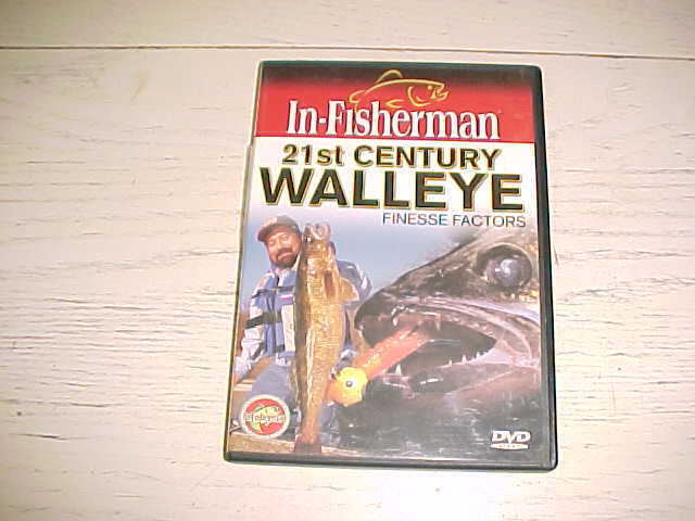 In Fisherman 21 Century Walleye Finesse Factor Video Fishing DVD Live Artificial