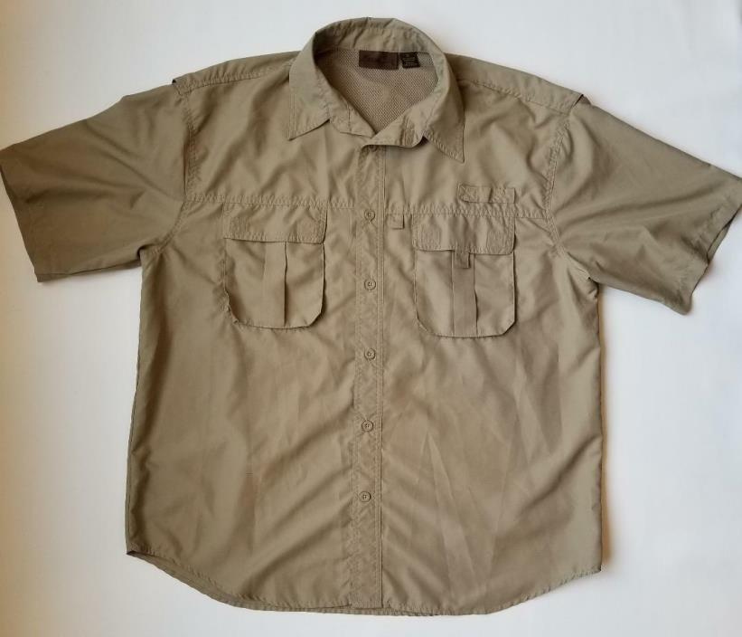 Marino Bay Outdoor Short Sleeve Button Front Shirt - size XL