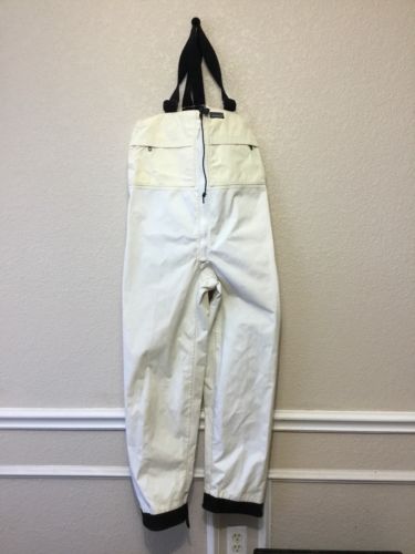Vintage Patagonia Weather Foul Nylon Waders Snow Rain Bibs Overalls Size Small