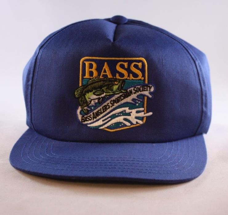 B.A.S.S. Bass Anglers Sportsman Society - Ball Cap - Snap Back - Blue