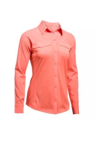 Under Armour Women's HeatGear  Tide Chaser HybridLS Shirt Sz2XL NEW1290541 - 404