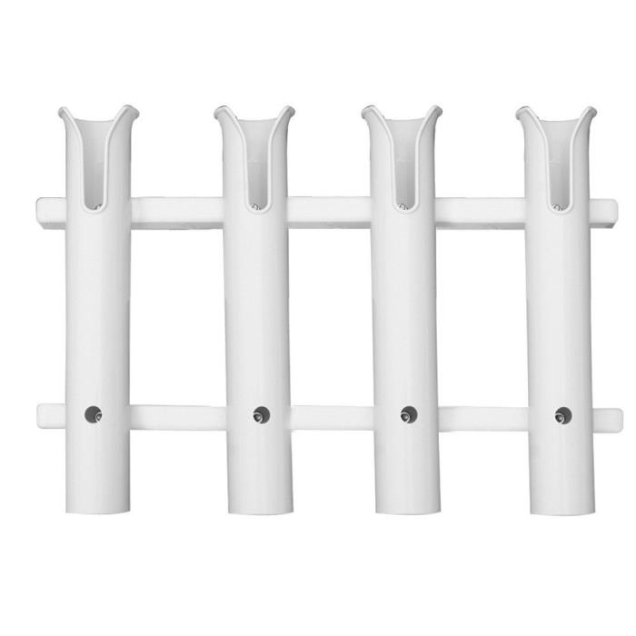 Taco 4 Rod Poly Rod Rack White