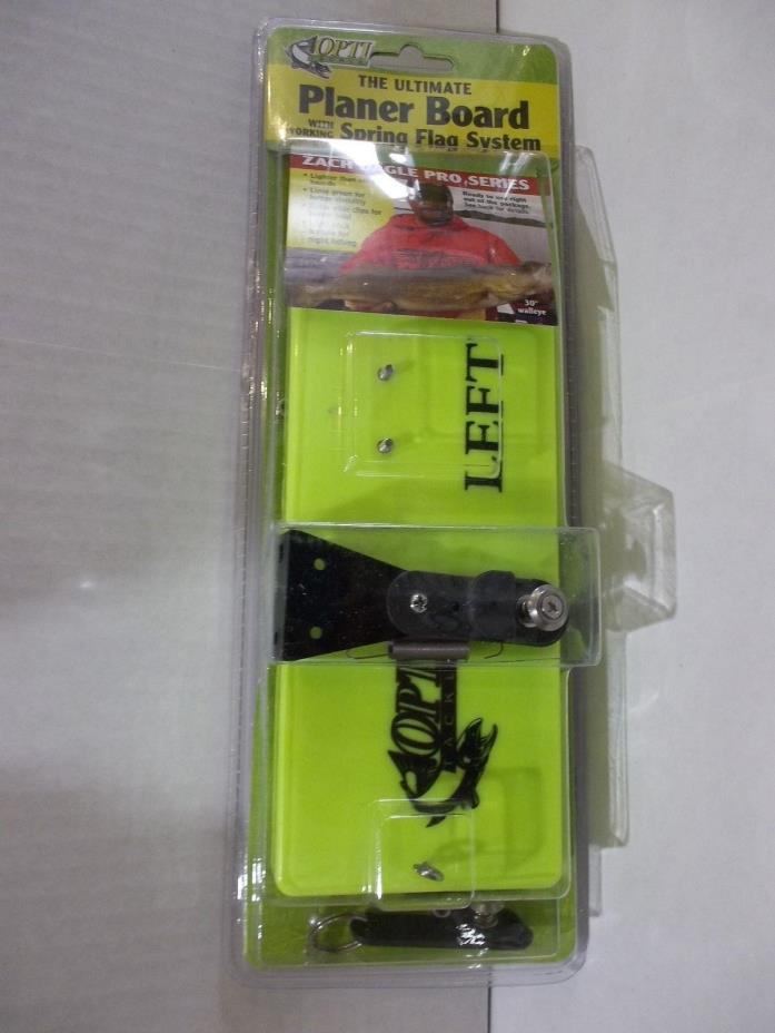 Opti-Tackle 491 Planer Board with Spring Flag System left NIP