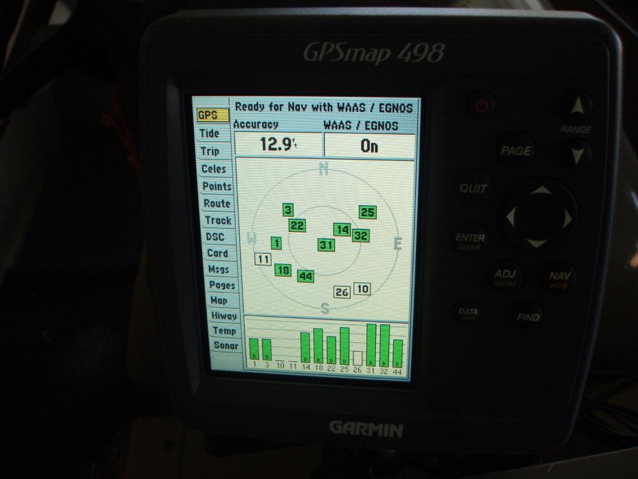 GARMIN 498 GPSMAP/Sounder Chartplotter. Exceptional Condition!