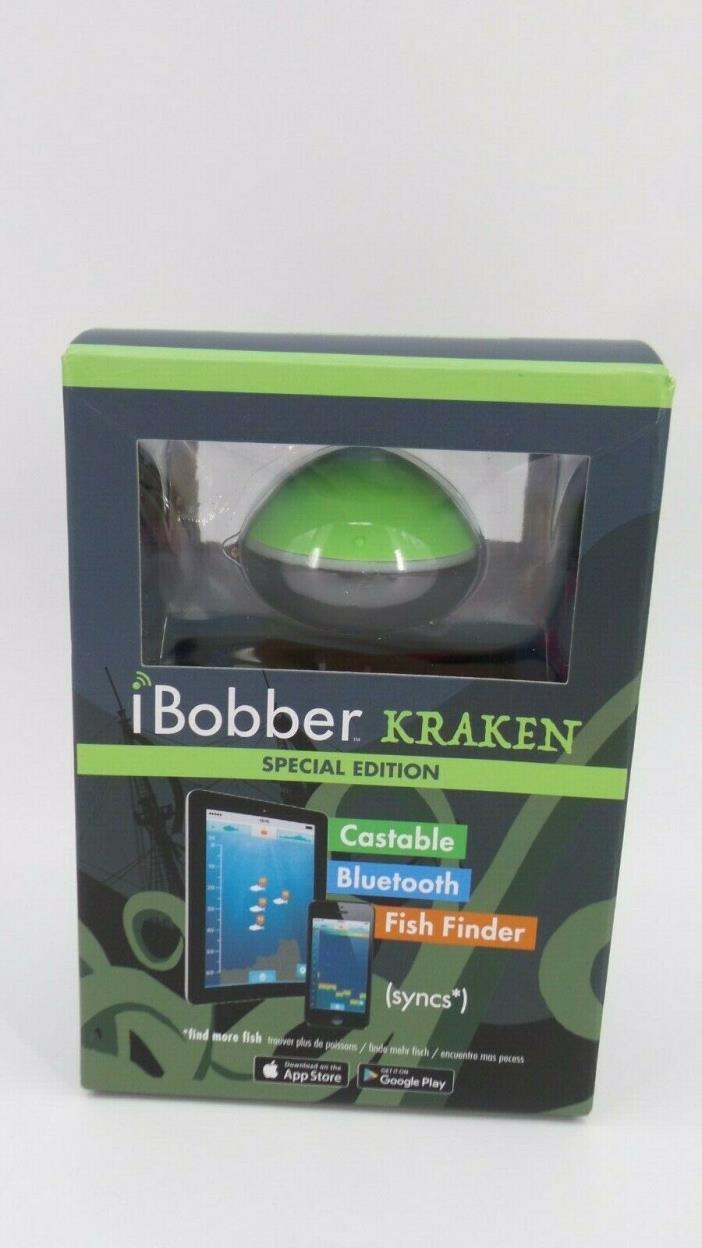 ReelSonar iBobber Kraken Bluetooth Smart Castable Fish Finder set in box #iBobs