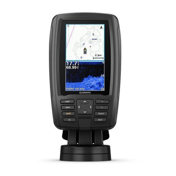 Garmin echoMAP PLUS Marine GPS 44cv with US BlueChart g2 and Transducer