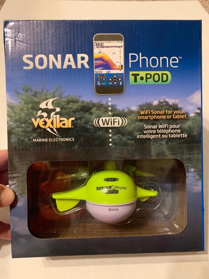 Vexilar SP100 SonarPhone with Transducer Pod Fish Finder New
